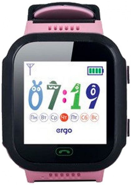 Смарт-годинник Ergo GPS Tracker Color J020 дитячий трекер pink (GPSJ020P)