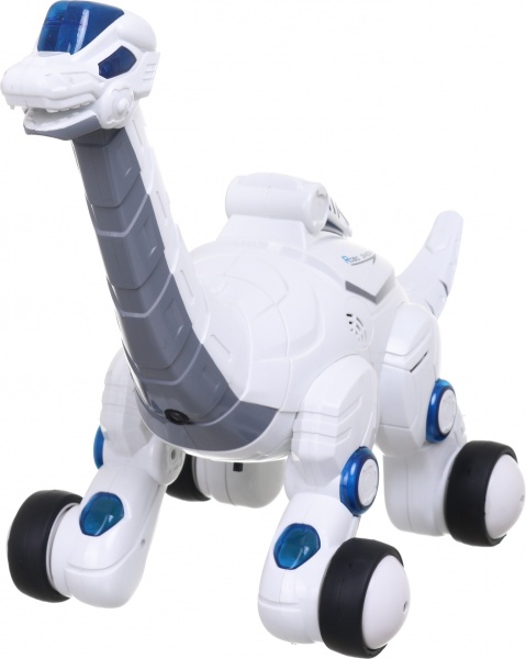 Інтерактивний робот Shantou Брахіозавр 31х18.5х29 см біло-блакитний 1044A