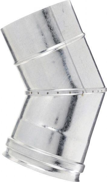 Коліно моно 0,55 мм оц Ф140 мм 45°Versia-Lux 