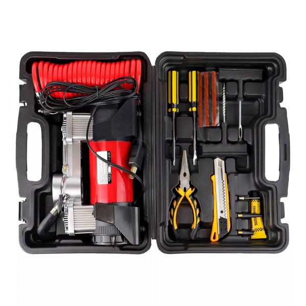 Компресcор автомобильный AMiO 12V HQ ACOMP-18 (02640)