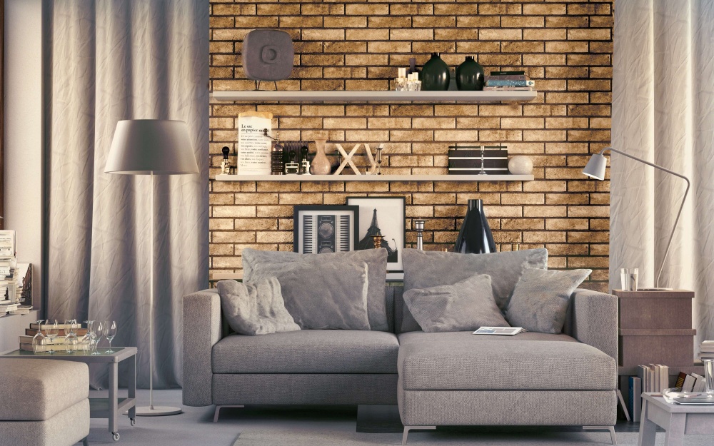 Плитка Golden Tile Brickstyle London beige 301010 25x6 см