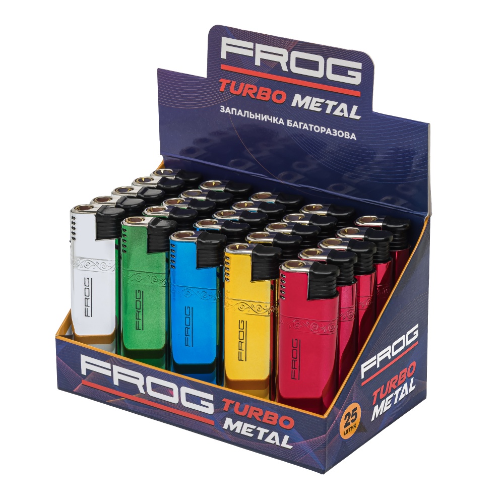 Запальничка Frog TURBO METAL