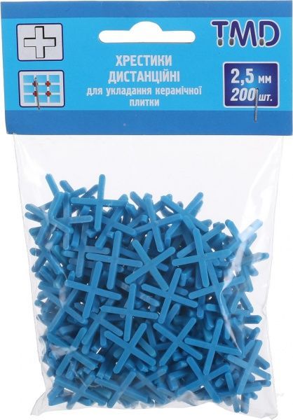 Крестики дистанционные TMD 2.5 мм 200 шт./уп