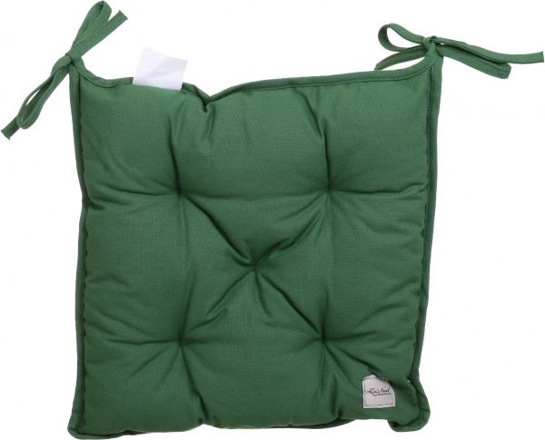 Подушка на стілець Яскравість зелена La Nuit