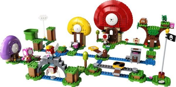 Конструктор LEGO Super Mario Погоня за сокровищами Тоада. Дополнительный набор 71368