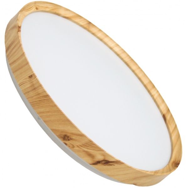 Светильник светодиодный Eurolamp Deco Wood Ring 30 Вт белый 4000 К LED-NLR-30W-T7 