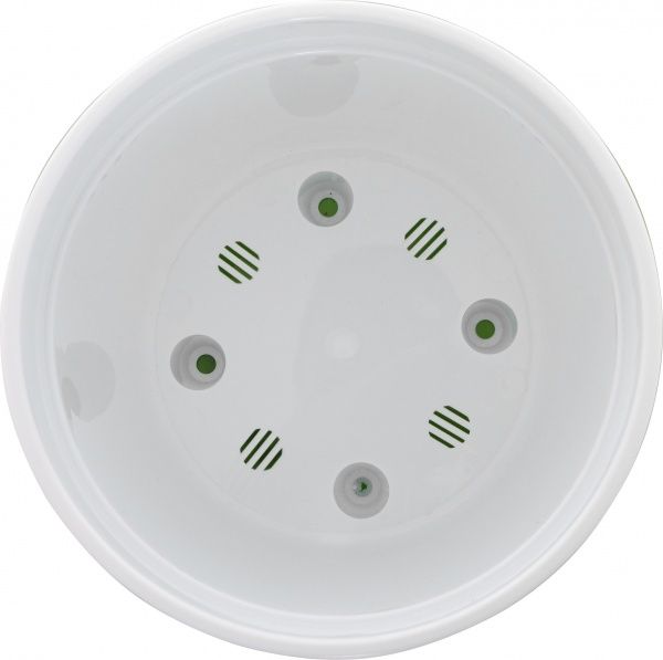 Горщик пластиковий Santino Асти круглий 2,5л зелений 