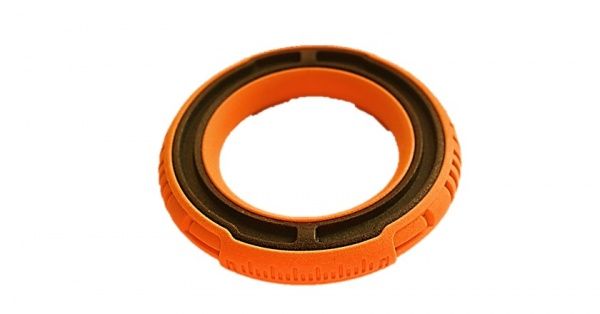 Игрушка для собак AnimAll GrizZzly Суперкольцо оранжево-черное 9741