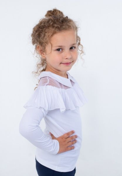 Блуза Vidoli G-20919W р.140 белый 