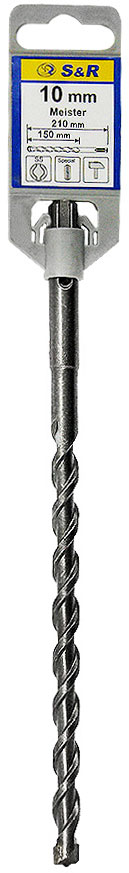 Бур S&R Meister SDS-plus 10x210 мм 200010210