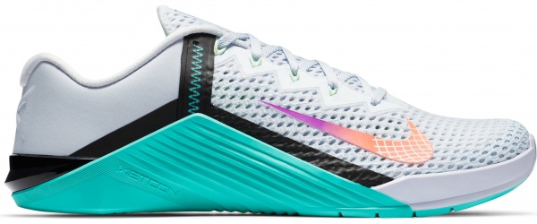 Кроссовки Nike Metcon 6 CK9388-020 р.US 9 бело-бирюзовый