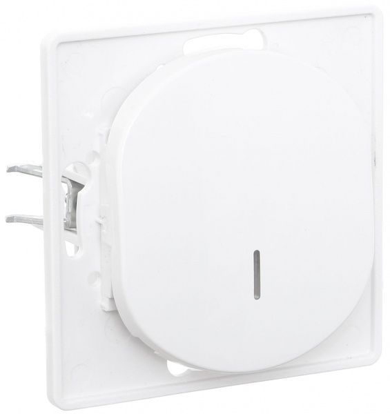 Вимикач одноклавішний Aling-Conel Eon з підсвіткою 10 А 250В білий E625,0