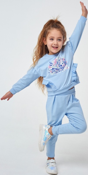 Штани для дівчаток Smil 115515 р.116 блакитний 