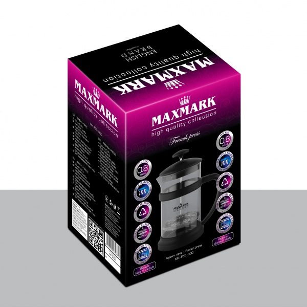 Френч-прес 0,8 л MK-F55-800 Maxmark