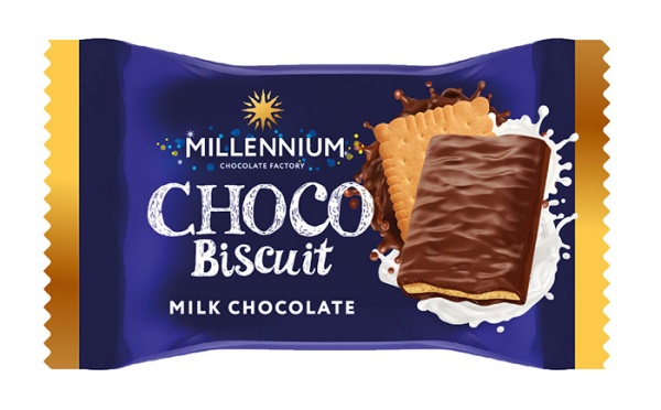 Печиво Millennium глазуроване Choco Biscuit 14 г 