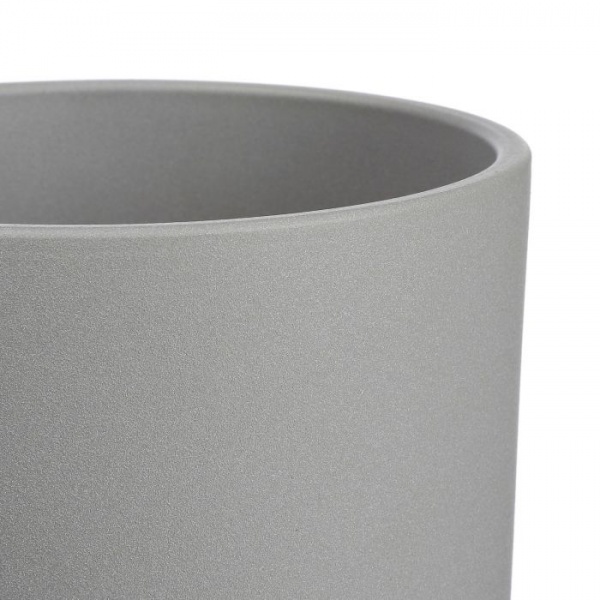 Вазон керамический Edelman Era 23 см круглый 7,4 л песочно-серый (1035840) 