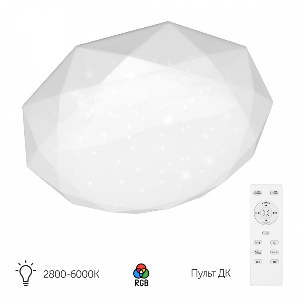 Світильник стельовий LIGHT SET KAZKA MF-L 68 Вт білий 2800-6000 К