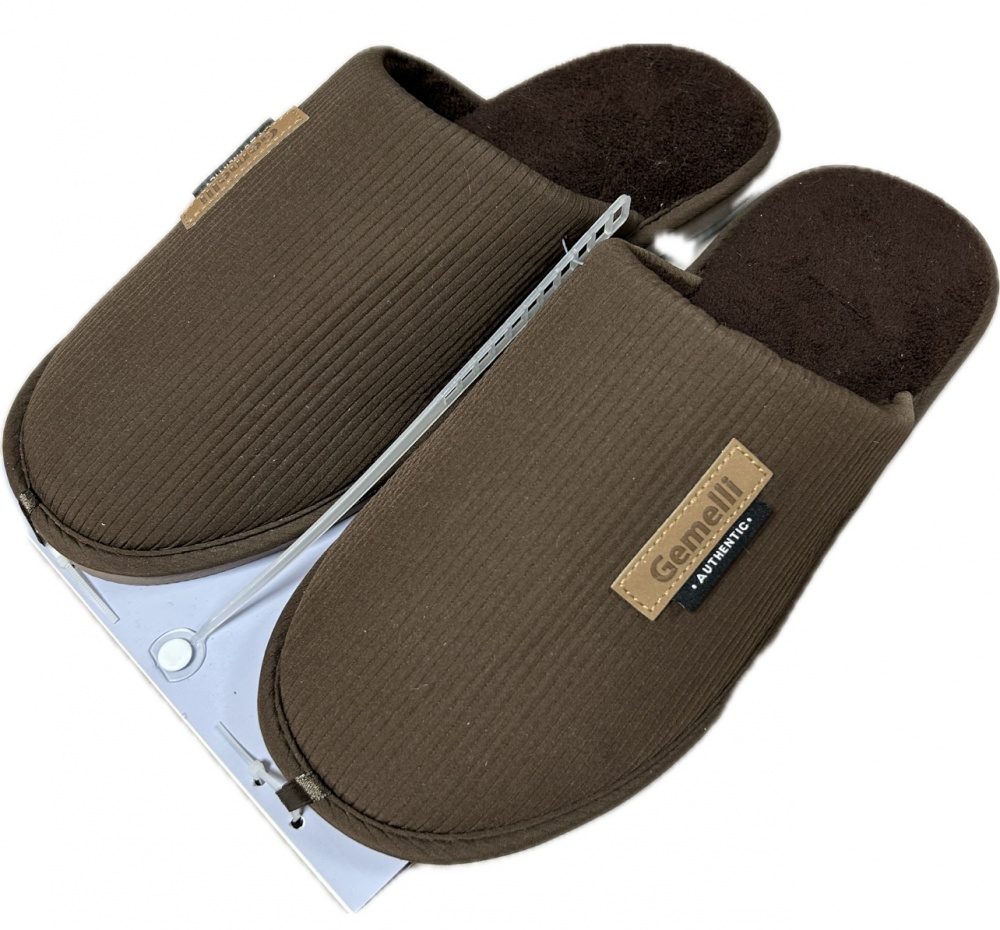 Капці домашні Gemelli Ахілес р.44 коричневий