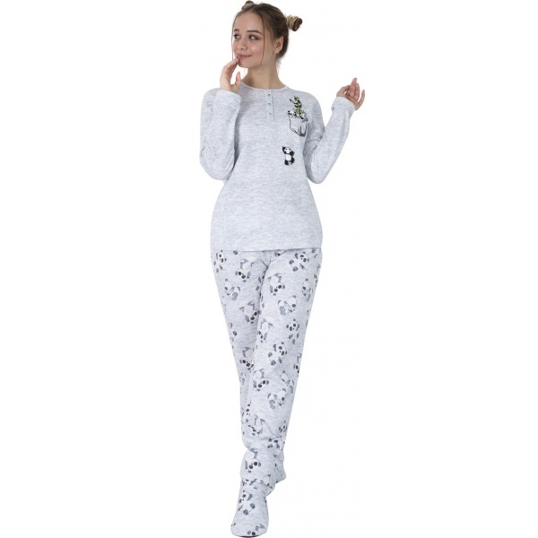 Пижама женская Roksana №1022/30071 р. L серо-голубой 