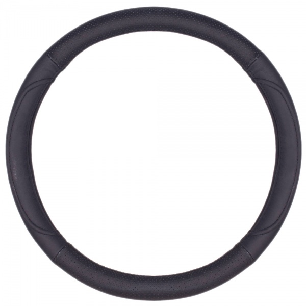 Чохол на кермо Vitol натуральна шкіра 200 M чорний