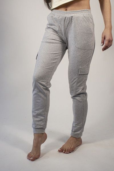 Штани домашні Flis clothes Карго р. L сірий меланж 