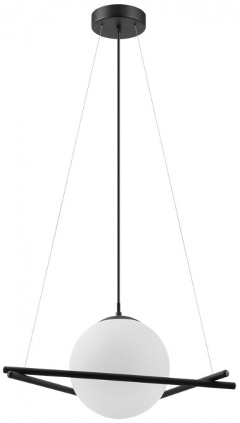 Подвес Eglo Salvezinas 1x25 Вт E27 черный/белый 39591 