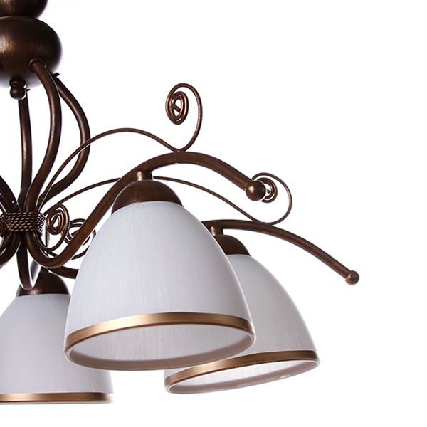 Люстра Lamkur Retro II LM 5.51 черно-медная