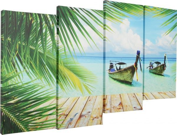Картина модульна 4 частини Пальми МК108 60x100 см MK108 
