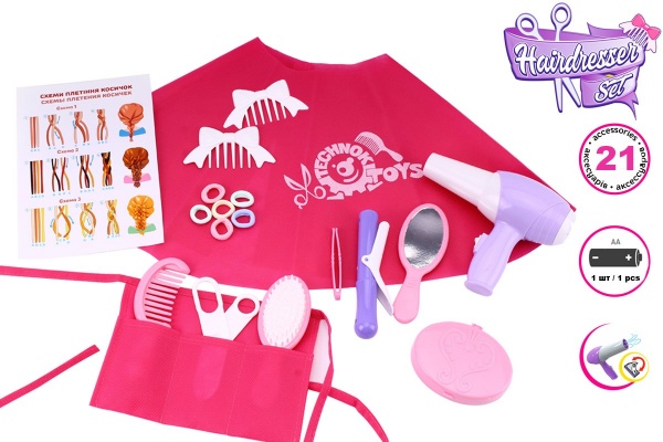 Іграшка ТехноК Набір перукаря 7648