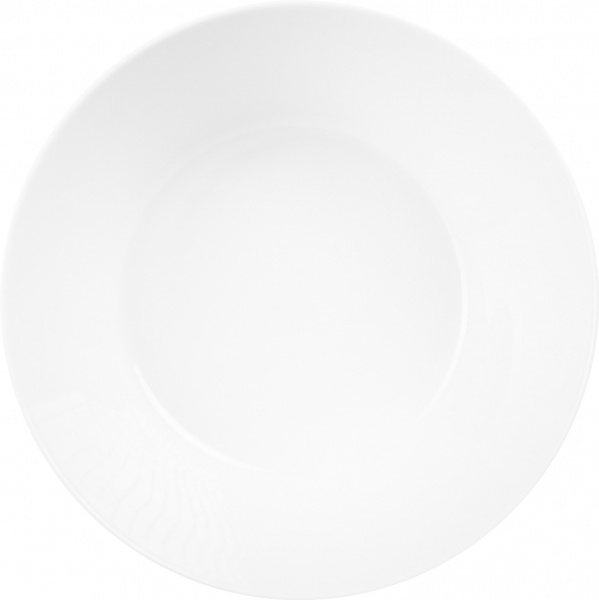 Салатник Flat Rim 23 см білий Narumi