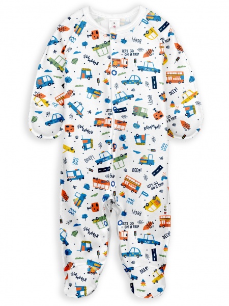 Человечек для мальчика Софія Cars р.56 белый 450356 