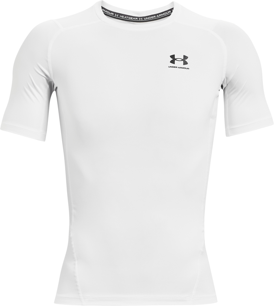 Футболка Under Armour UA HG ARMOUR COMP SS 1361518-100 р.S білий