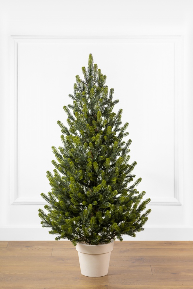 Искусственная елка Полярная 1,10 м Весенняя в горшке зеленыйSiga Group