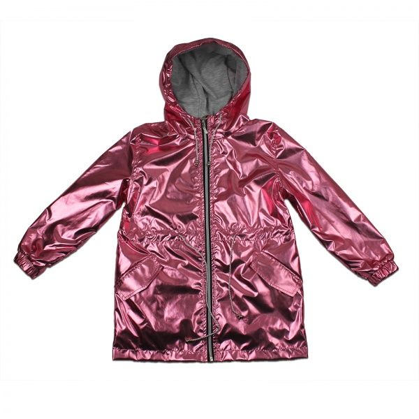 Плащ для дівчаток Danaya р.134 рожевий із сірим ВЛ20-101 