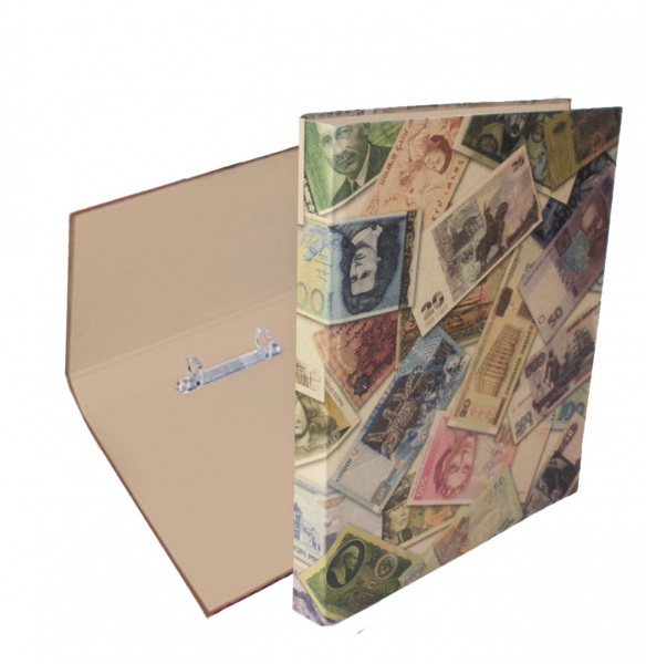 Папка на 2 кольца А4 25 мм крафт-покрытие в ассортименте iTEM