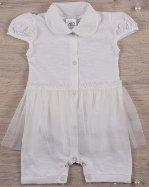 Песочник для девочки Betis Диво р.68 молочный 27078077 