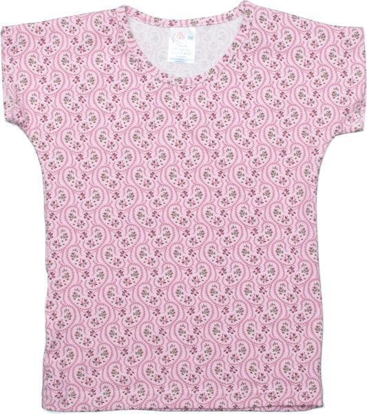 Футболка для дівчаток Україна Ф103 р.122 рожевий із малюнком 