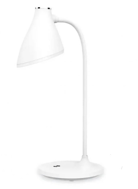 Настольная лампа PLATINET 1x5 Вт белый