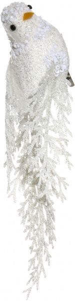 Новорічна декорація Пташка ажурна JY10643-5