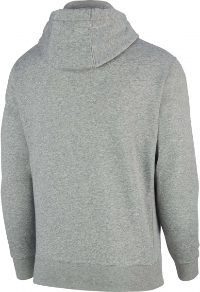 Джемпер Nike M NSW CLUB HOODIE FZ BB BV2645-063 р. L сірий