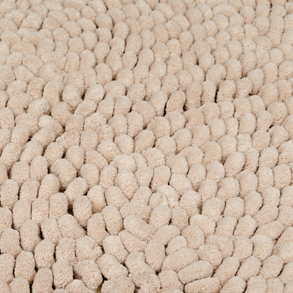 Коврик для ванной комнаты Homeline Lira 60х90 см овал бежевый