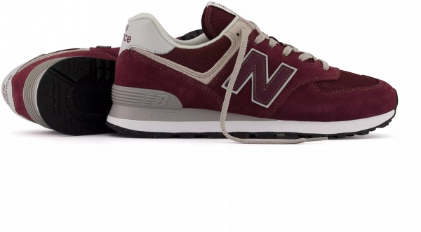 Кроссовки New Balance ML574EVM р.US 10,5 бордовый