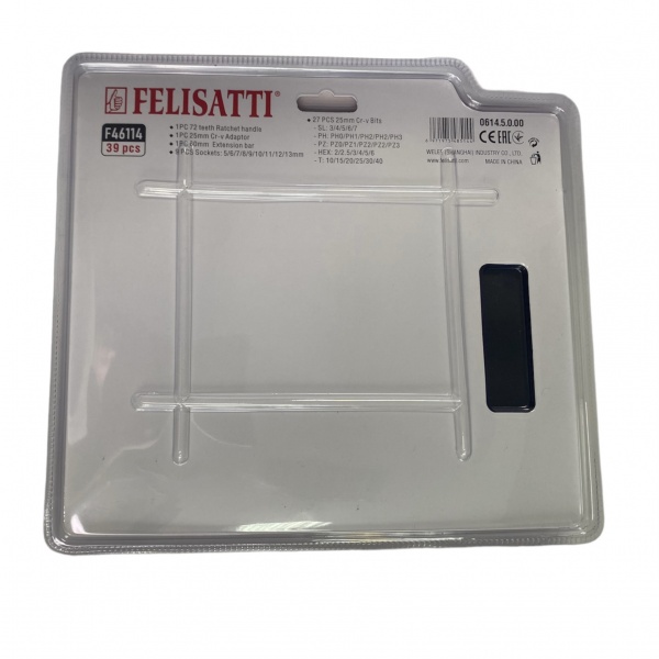 Отвертка со сменными насадками Felisatti F46114