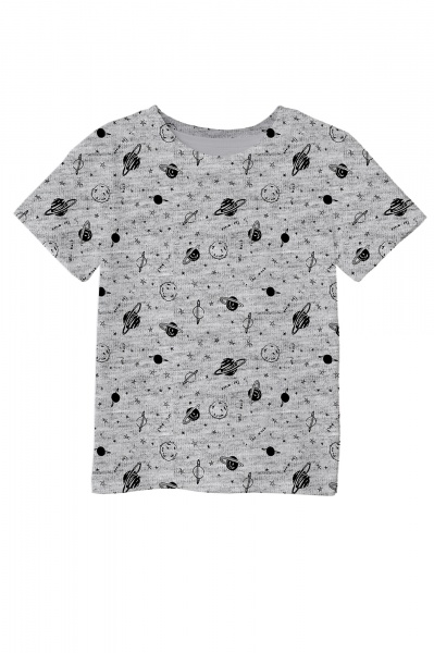 Футболка для хлопчиків для дівчаток KOSTA р.98–104 сірий 2196-10 