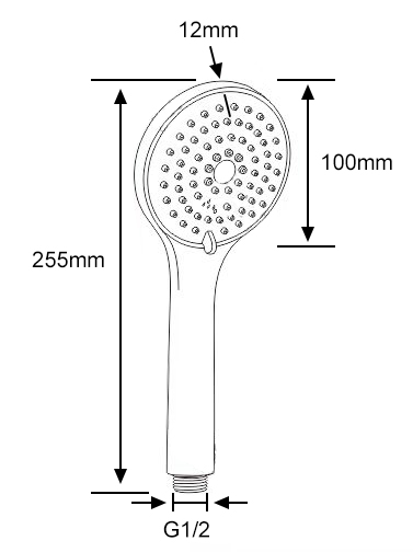 Лійка для душу Mixxen Irida MXIN0648 