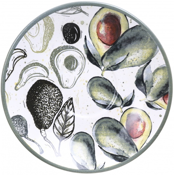 Блюдце Avocado 14 см кремовый Keramika