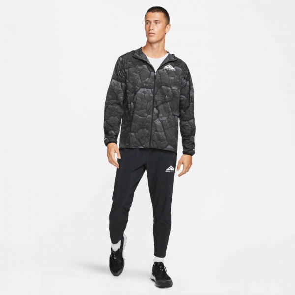 Вітрівка Nike M NK AIREEZ JACKET AOP DX6885-254 р.XL чорний