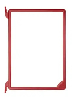 Рамка для системи Infoline RAL 3000 червона формат А4 