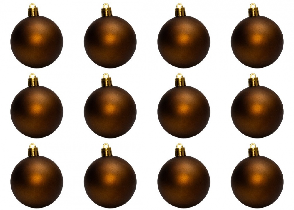 Набор елочных шаров 892036 d 60 мм 12 шт./уп.