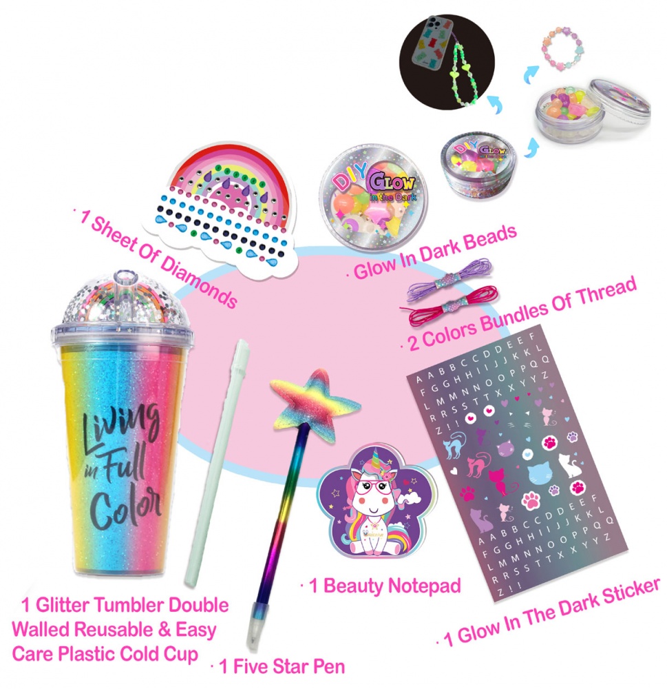 Игровой набор TOKIDAS чашка, блокнот, ручка 7 аксессуаров T510